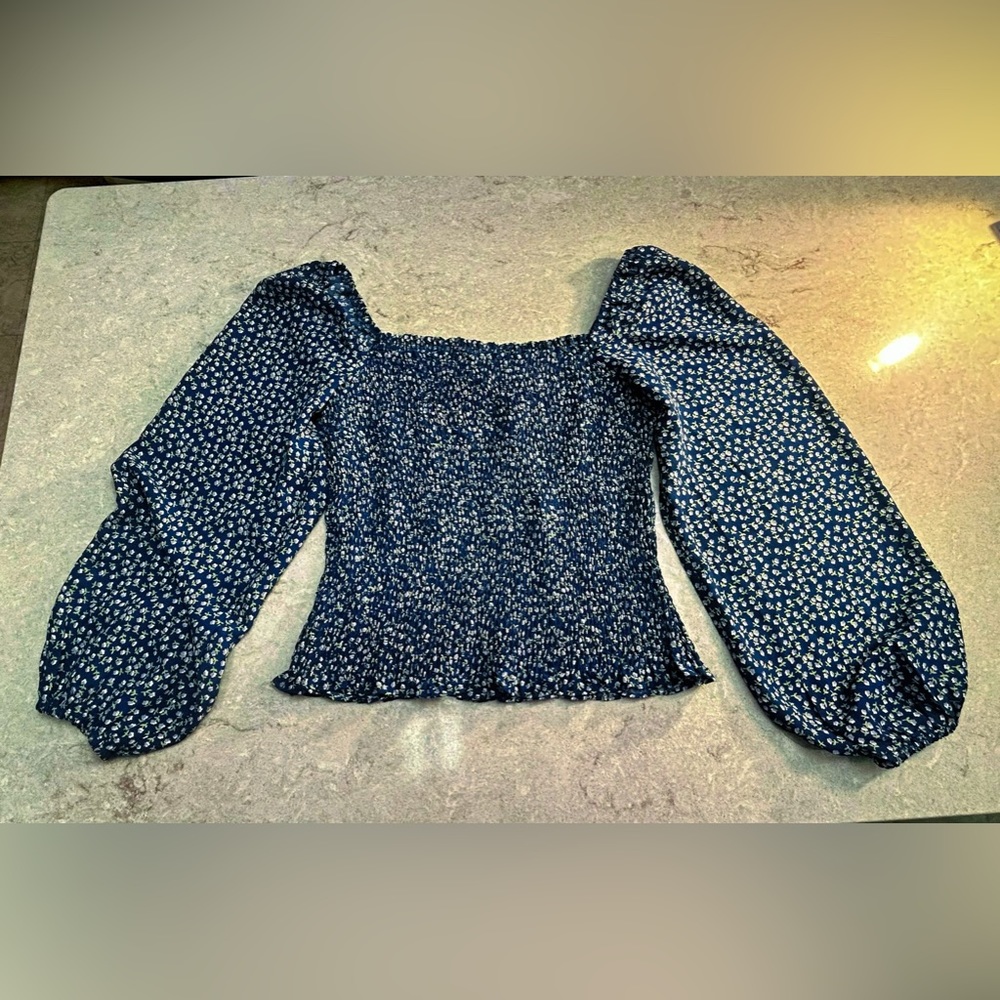 EVALESS Blouses for Women Puff Long Sleeve Square Neck Tops Off The Shoulder
